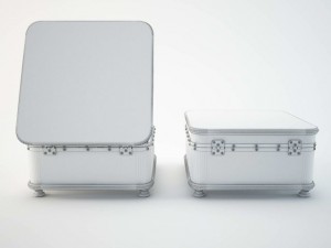 cupboard in the form of a suitcase Model 3D
