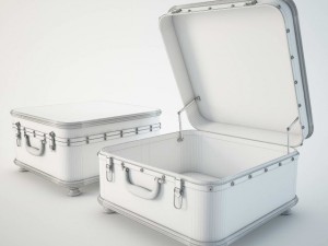 cupboard in the form of a suitcase Model 3D