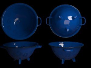 set enameled cookware 3D Модель