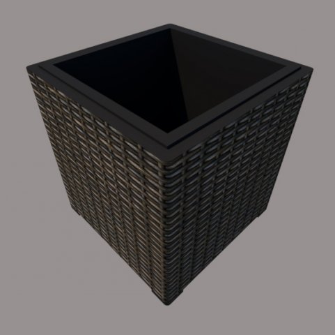 rattan-vimini vase Model 3D .c4d .max .obj .3ds .fbx .stl .blend 