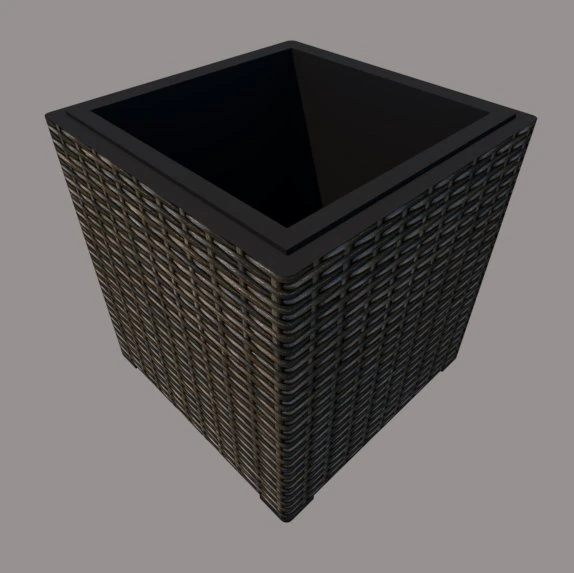 rattan-vimini vase 3D Model .c4d .max .obj .3ds .fbx .stl .blend 