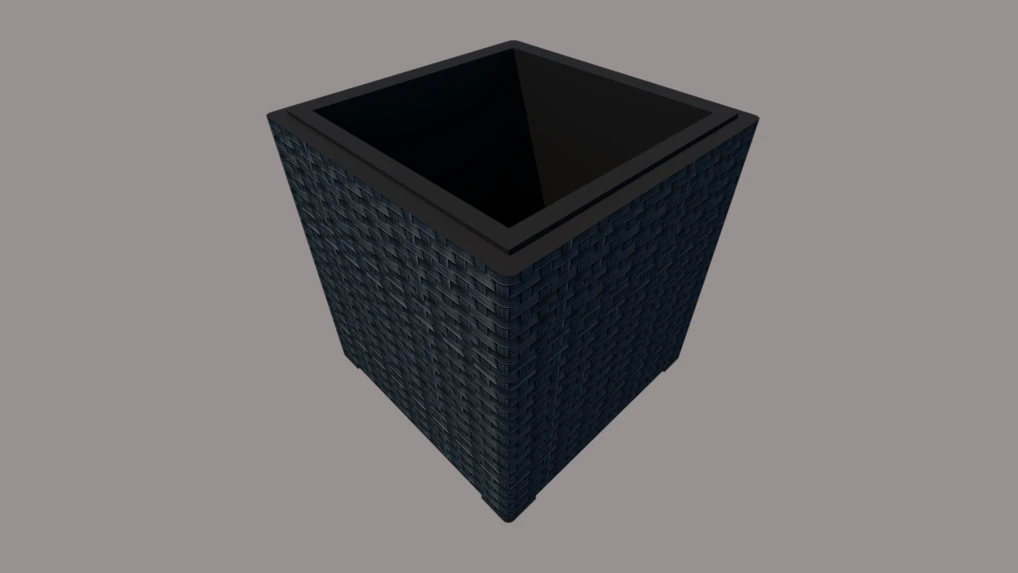 rattan-vimini vase 3D Model .c4d .max .obj .3ds .fbx .stl .blend 
