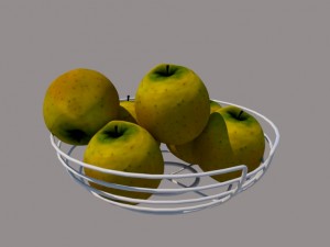 fruit basket Modèle 3D