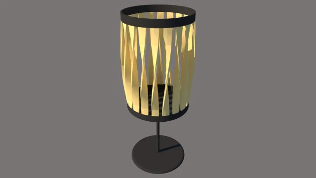 лампа 3D Модель .c4d .max .obj .3ds .fbx .stl .blend