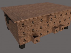 chest of drawers Modèle 3D