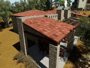 tegole del tetto Modello 3D