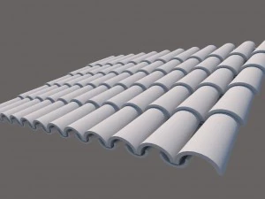 roof tiles 3D Model