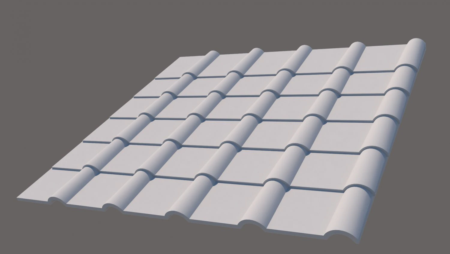 roof tiles 3D Model .c4d .max .obj .3ds .fbx .stl .blend 
