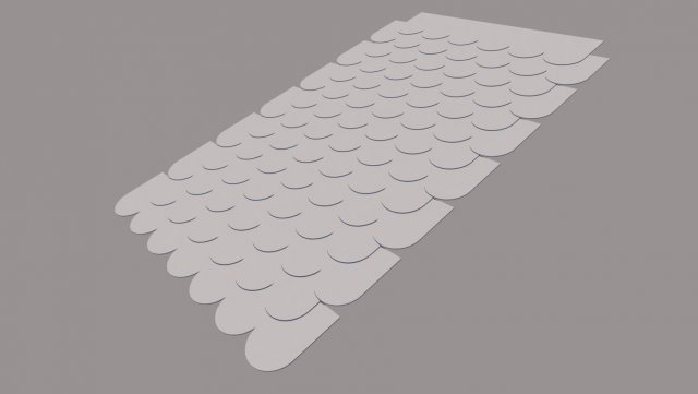canadian roof tiles 3Dモデル .c4d .max .obj .3ds .fbx .stl .blend