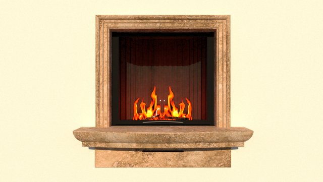 fireplace Modelo 3D .c4d .max .obj .3ds .fbx .stl .blend 