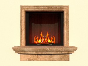 fireplace Modèle 3D