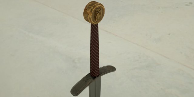 roman sword Model 3D .c4d .max .obj .3ds .fbx .stl .blend 