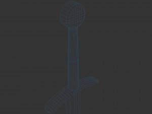 roman sword Model 3D
