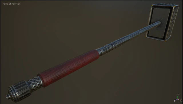 martelo pbr Modelo 3D .c4d .max .obj .3ds .fbx .stl .blend 