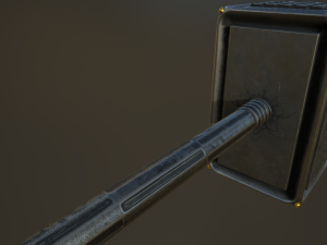 hammer pbr Modello 3D