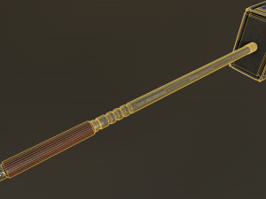 hammer pbr Modello 3D
