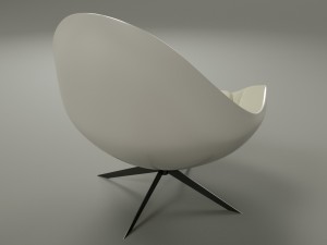 armchair soor 3D 模型
