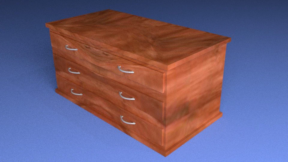 cabinet 3D Model .c4d .max .obj .3ds .fbx .stl .blend 