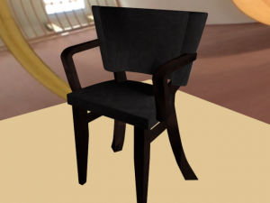 hi poly chair Modèle 3D