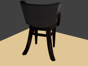 hi poly chair Modèle 3D