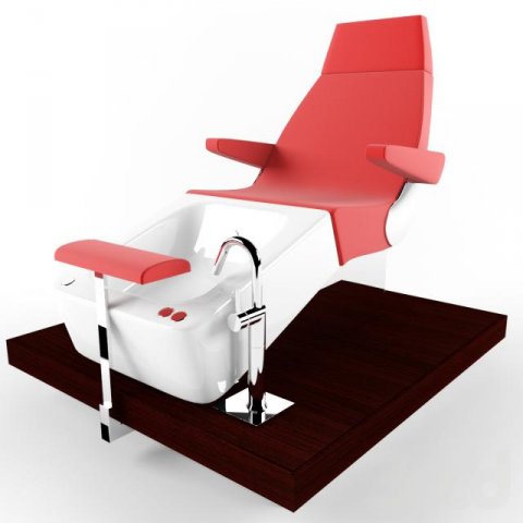 pedekyurnoe chair 3D Модель .c4d .max .obj .3ds .fbx .stl .blend 