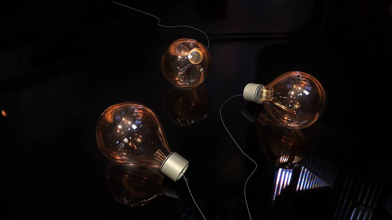 light bulbs 3D Model .c4d .max .obj .3ds .fbx .stl .blend 