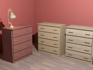 c&ocirc;moda Modelo 3D