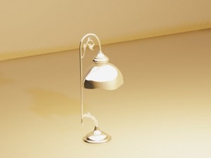chrome lamp 3D-Modell