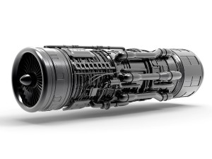 aircraft engine Modelo 3D