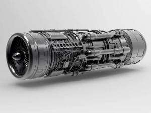 aircraft engine 3D Model