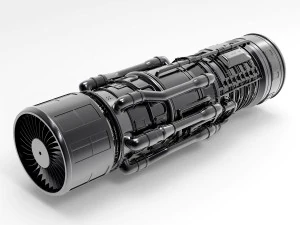 aircraft engine 3D Model