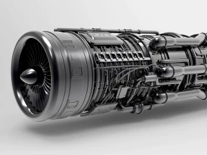 aircraft engine 3D Model