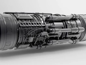 aircraft engine 3D Model