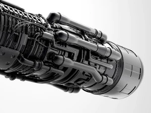 aircraft engine 3D Model
