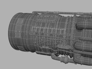 aircraft engine 3D Model