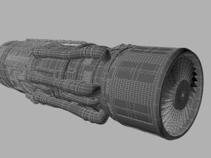 aircraft engine 3D Model