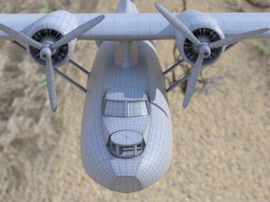 consolidated pby catalina flying boat Modelo 3D