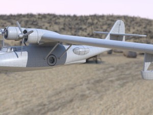 consolidated pby catalina flying boat Modelo 3D