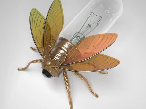 Steampunk-Fliege 3D Modell