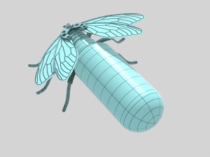 steampunk fly Modelo 3D