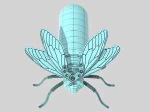 Steampunk-Fliege 3D Modell