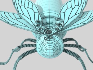 steampunk fly Modelo 3D