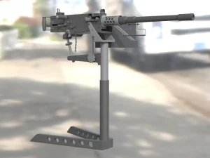 kecoklatan m2 - poli tinggi Model 3D