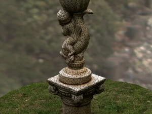 water fountain statue 3D Model