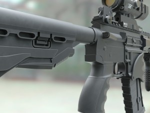 ar15 3D Model