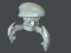 droid low poly 3D Model