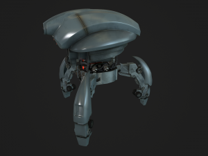 droid low poly 3D Model
