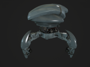 droid low poly 3D Model