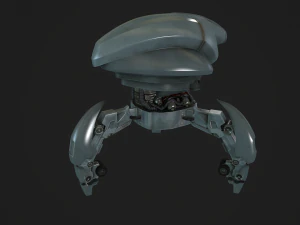Droide Low Poly 3D Modell