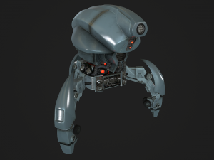 droid low poly 3D Model